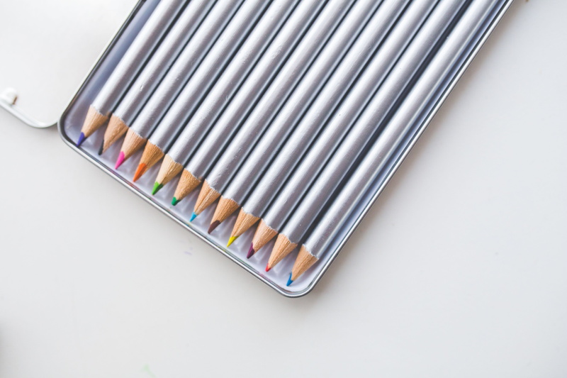 white background, arrangement, copy space, studio shot, no people, pencils, day, in a row, indoors, work Tool, equipment, snack, multi colored, choice