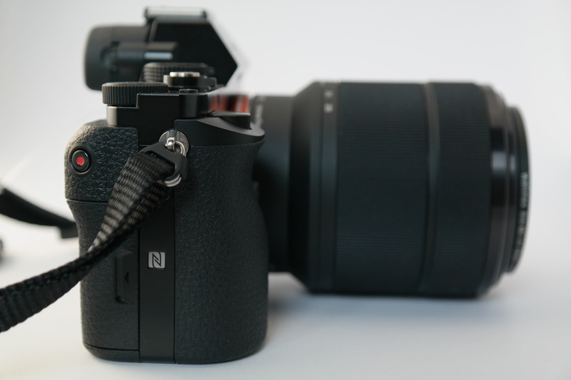 photographic equipment, sony, photography themes, alpha 7, small group of objects, camera, digicam, close-up, single object, technology, zoom, focus, equipment