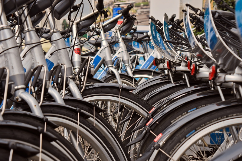 leisure, 5K, cycling, bicycle hire, focus on foreground, parking lot, rent, movement, tourism, abundance, rental bike, day, transportation, mode of transportation