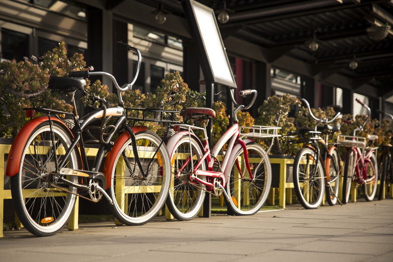 bicycles, parked, yarra, southbank, city, mode of transportation, land vehicle, 4K, transportation, business, travel, south wharf, metal, street, four
