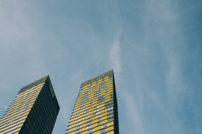 sunlight, 2K, yellow, city, sky, cloud - sky, rise, outdoors, reflection, nature, office Buildings, glass - Material, built Structure, window, architecture