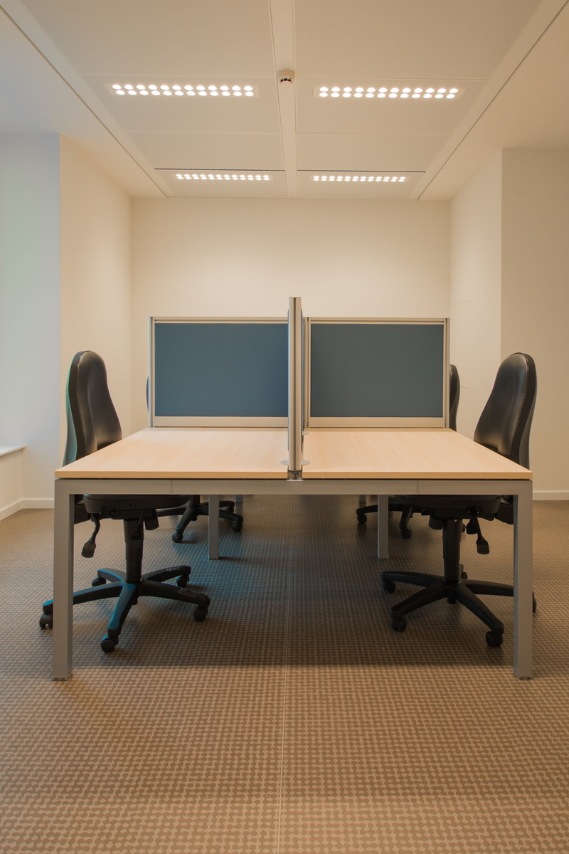 domestic Room, illuminated, cubicle, no People, adult, open space, brown, flooring, empty, table, technology, office, people, indoors, corporate, tiled floor