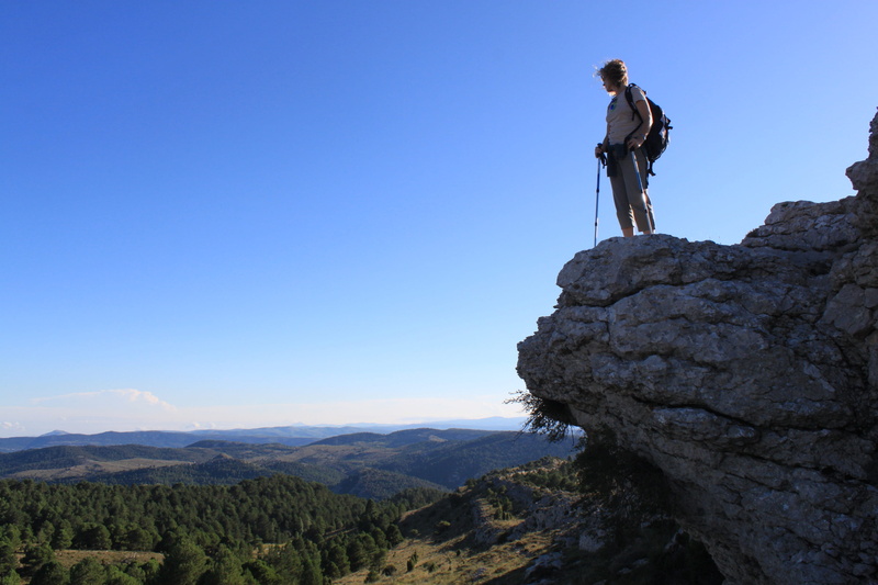 adventure, hiking, beauty in nature, real people, mount, climbing, mountain range, one person, scalar, copy space, facing, full length, man, nature, scenics - nature
