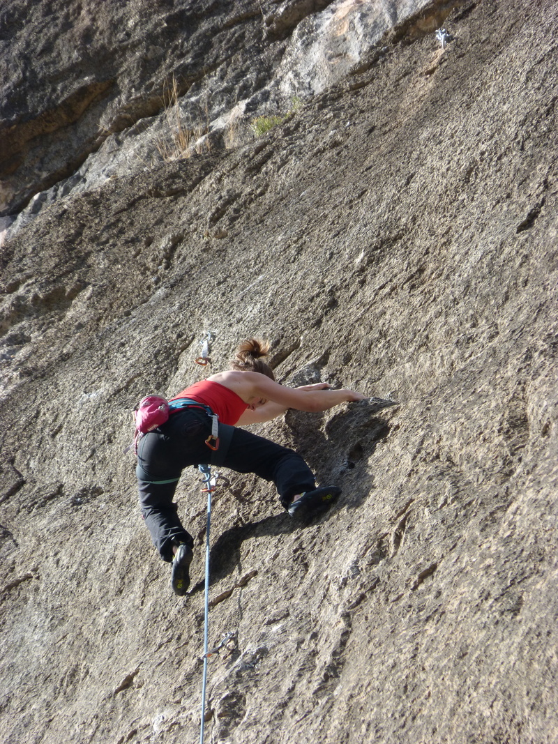 scalar, adventure, siurana, rock, climbing, lifestyles, skill, activity, leisure activity, effort, outdoors, solid, real people, sport, nature, one person