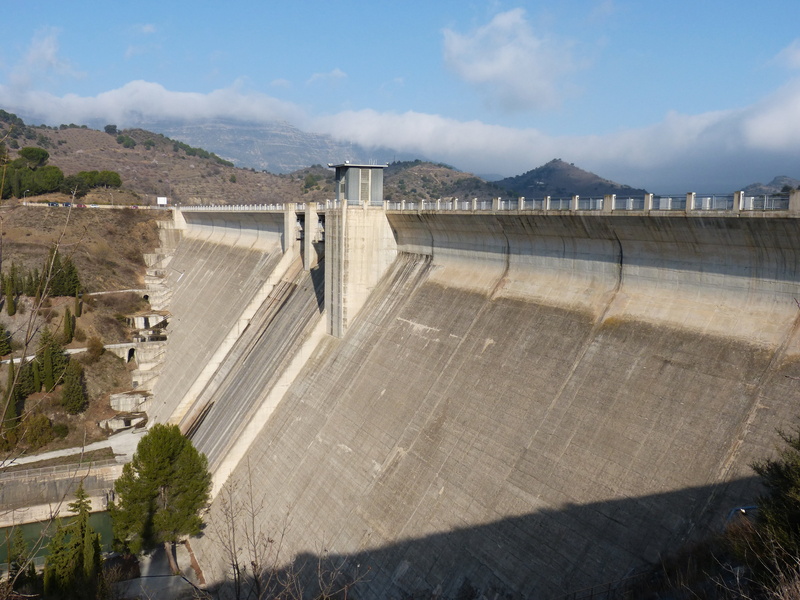 water, water conservation, environment, no people, day, 4K, priorat, environmental conservation, mountain, concrete, built structure, renewable energy