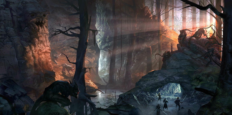 mmo, fantasy, magic, 1srealms, creature, realms, 1080P, fighting, monster, rpg, sci-fi, dark, shadow, artwork, action