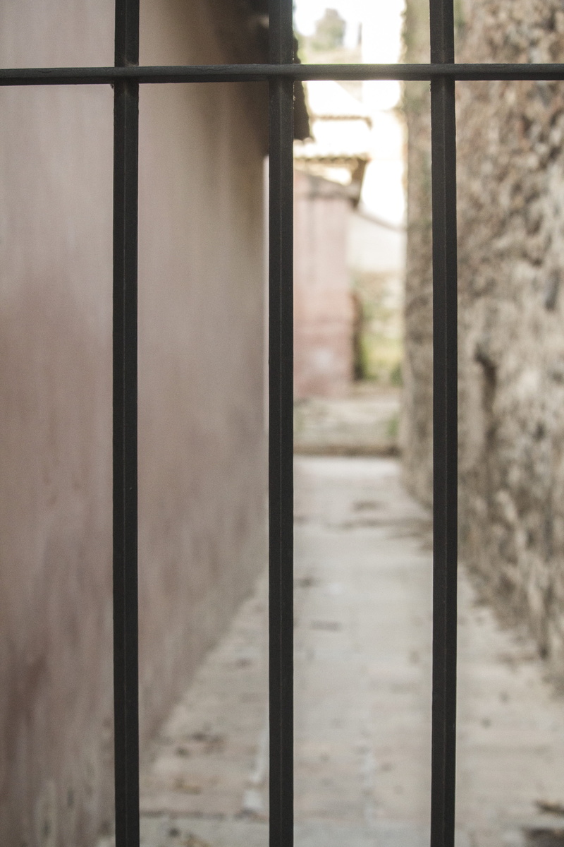castellón, no people, monuments, day, ladder, lattice, church, indoors, safety, transparent, old, stained glass window, close-up, built structure, door