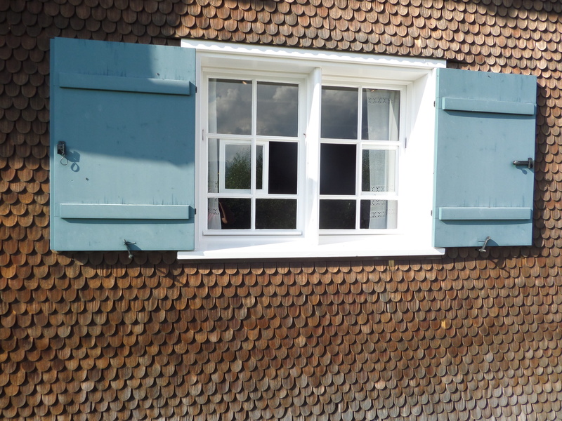 klappladen, roof tile, Shingle, architecture, texture, shingle, window frame, sunlight, brick, window, Allgäu, Wood, home, brown, facade cladding, no people