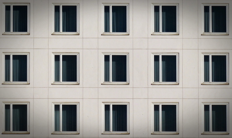 hauswand, reflection, day, pattern, glass, 4K, architecture, facade, background, black color, repetition, house facade, framed, glass - material, white