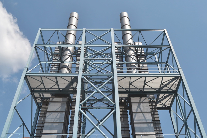 construction industry, arch, clear sky, blue, technology, architecture, connection, low angle view, modern, steel, built structure, lattice, metal, 2K