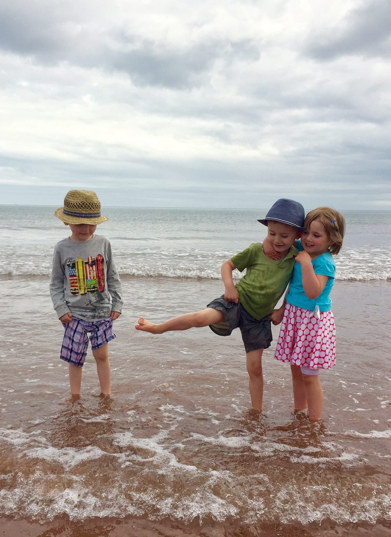 beach, child, fun, girls, land, family, kids, three, beach fun, childhood, sun, playing, sister, boy, play, sea, coast, bonding, casual clothing, family vacation