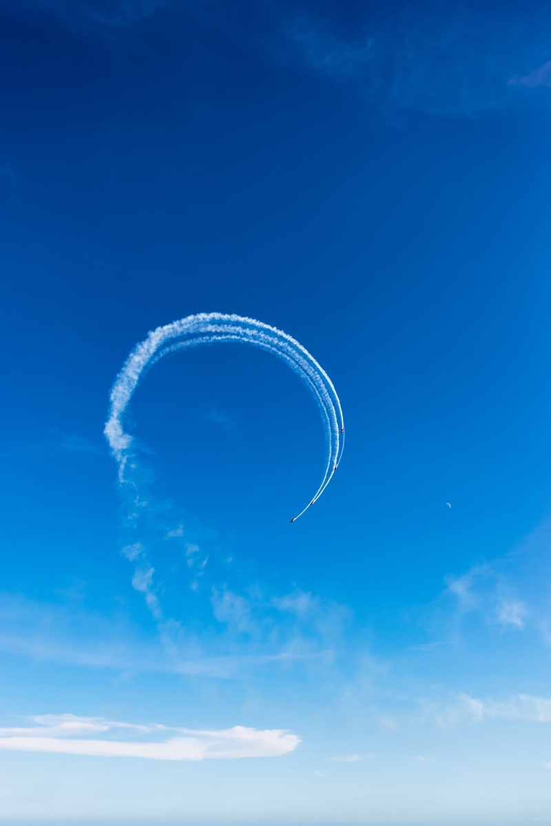 5K, motion, transportation, sky, airbourne 2018, smoke, aerobatics, tranquility, raf fairford, eastbourne airshow 2018, air show, air vehicle, fairford