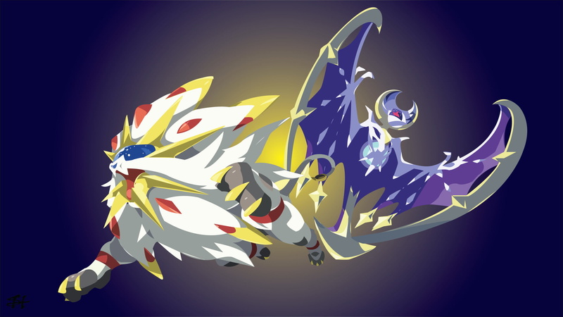 animal representation, Pokémon Sun And Moon, Lunala (Pokémon), art and craft, mid-air, sky, flying, happiness, event, Pokémon Moon, wind, 1080P, no people