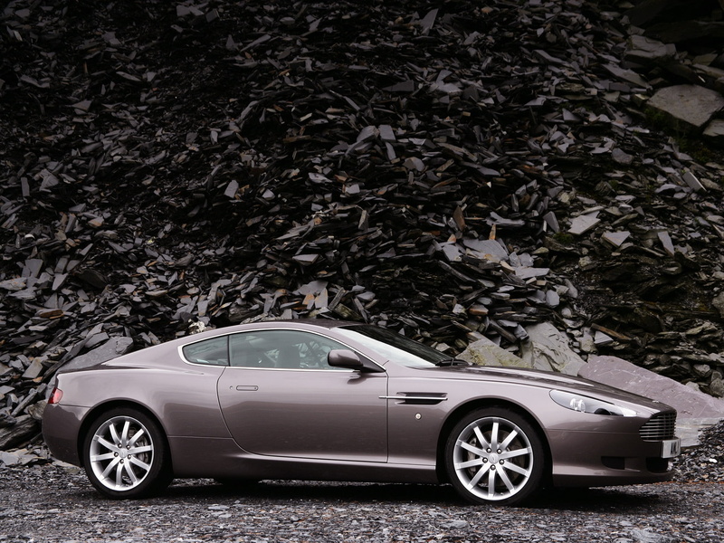 1080P, day, 2004, modern, technology, aston martin, gray side view, vanquish, new, black Color, model - Object, side View, fuel and Power Generation, mode of Transport
