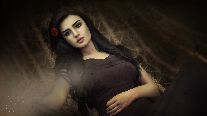 4K, uhd, kiran haq, girls, 4K, 3840x2160