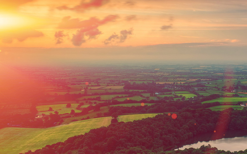 good, sunset, outdoors, tranquil scene, non-urban scene, no people, agriculture, sky, environment, cloud - sky, mountain, rural scene, best, water, 4K