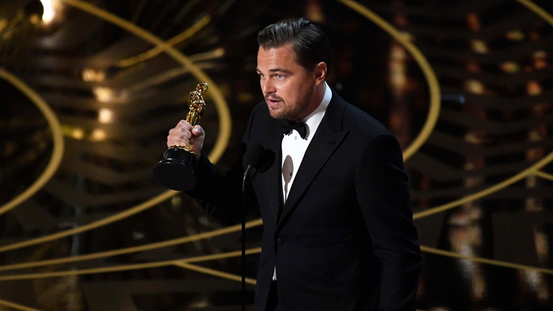 award, Academy Award Winner, de, 5K, leonardo, holding, 2016, Leonardo DiCaprio, caprio