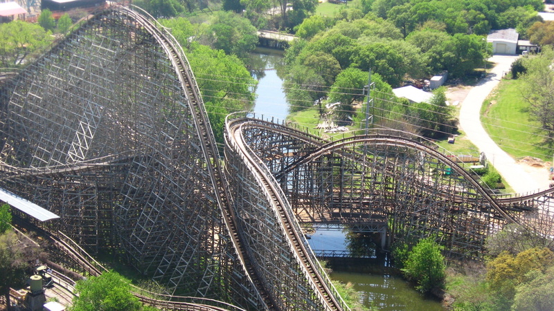 architecture, transportation, tourist, wood, river, dallas, no people, built structure, arlington, city, tree, mode of transportation, attraction, ride