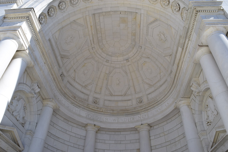 built structure, religion, place of worship, dome, low angle view, design, directly below, ornate, arlington, landmark, mural, travel, architecture and art
