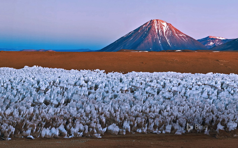 bolivia, tranquil scene, scenics - nature, non-urban scene, volcano, landscape, licancabur, 1080P, snowcapped mountain, des, no people, arid climate, snow