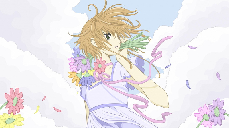 tsubasa: reservoir chronicle, 2560x1440, chronicle, short, sakura, tsubasa, 2K, reservoir, character, anime, woman, dress, brown, hair, purple