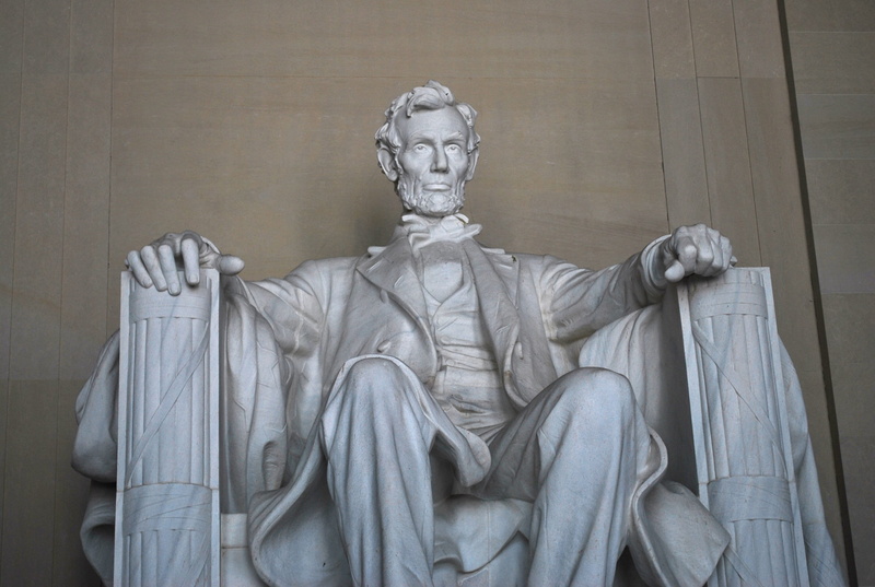 city, lincoln, male likeness, famous, national mall, memorial, 2K, creativity, human representation, Statue, travel, Lincoln Memorial, day, united states
