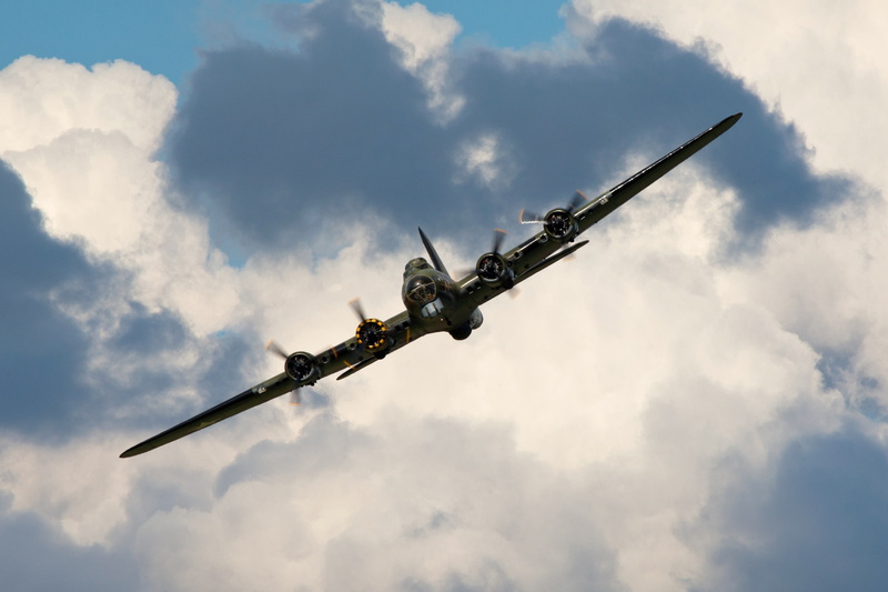 heavy, B-17, 2K, bomber, American, during the Second world war, andquot;Flying fortressandquot;, the sky, the plane