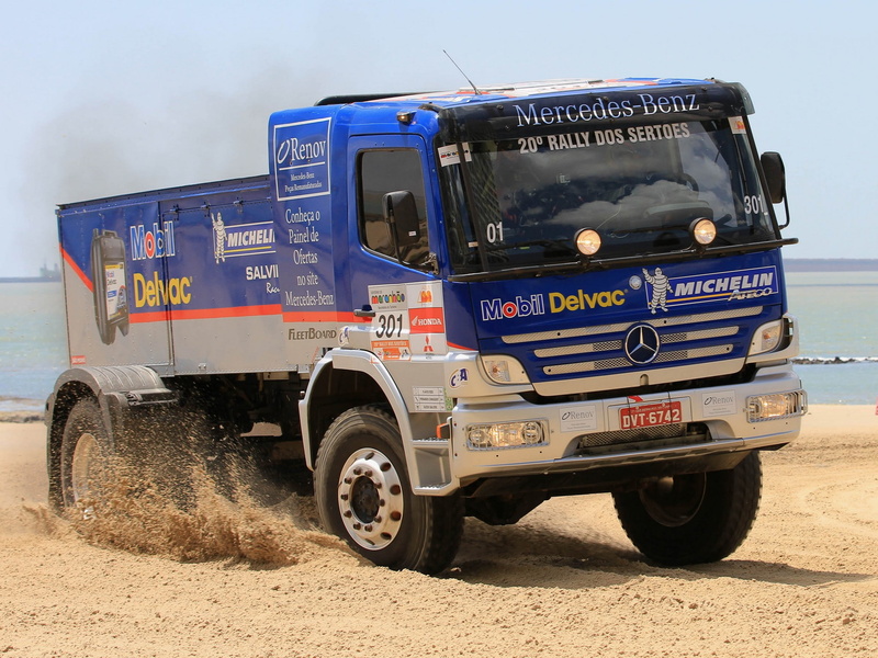 mercedes, racing, offroad, atego, 1725, benz, 2006, truck, race, rally, 1080P
