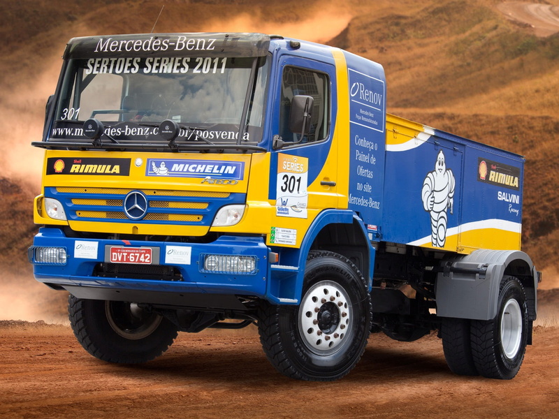 2006, offroad, race, atego, 720P, benz, rally, truck, 1725, mercedes, racing