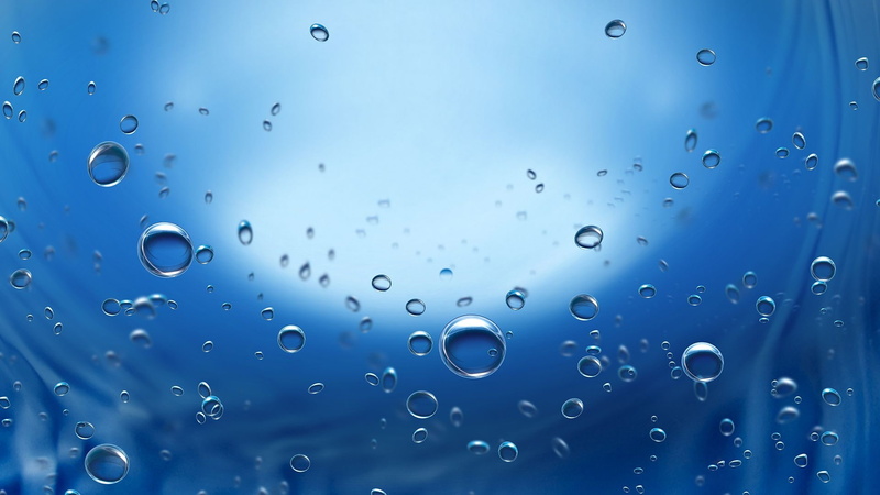 white, bubbles, 1080P, water, Blue deep, texture