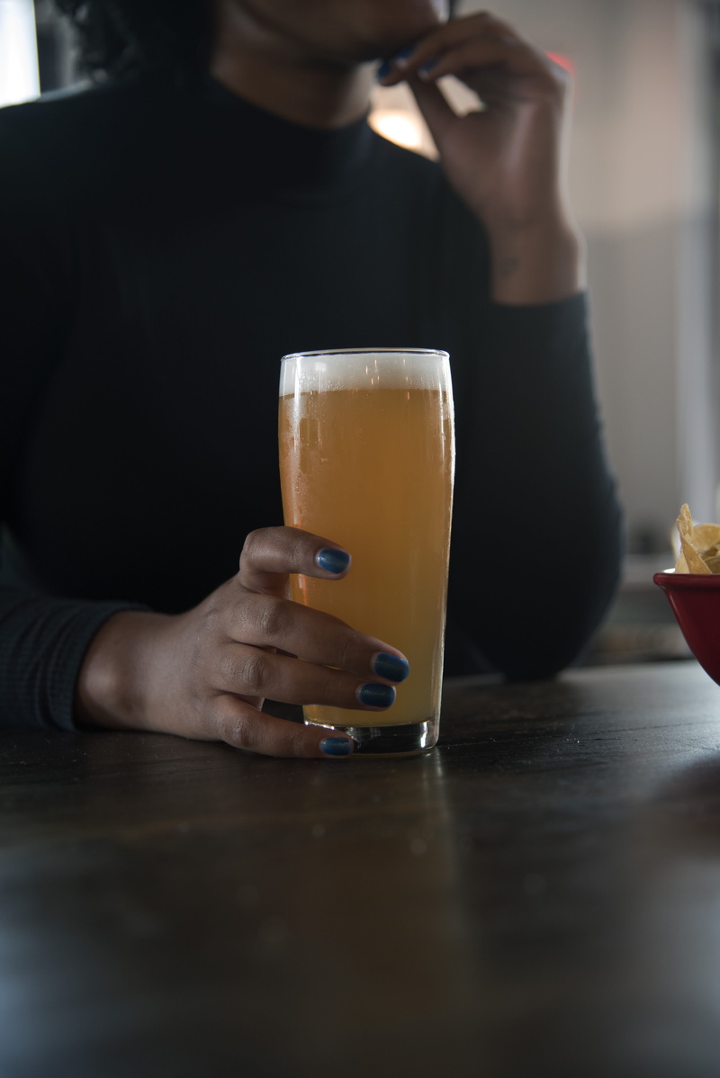 glass, craft beer, beverage, table, public domain images, adult, household equipment, beer glass, drinking, lifestyles, beer, beer - alcohol, hand, woman