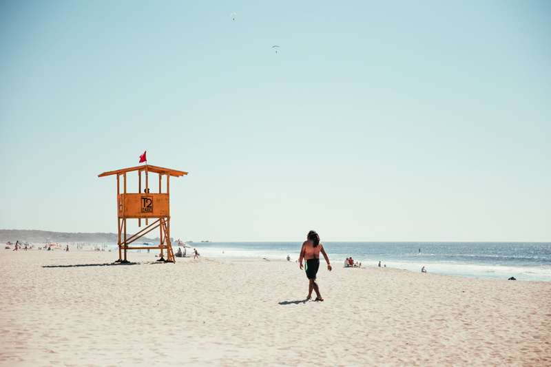 lifesaver, nature, summer, surf, sky, architecture, rescue, Shoreline, Tropical, panoramic, copy space, Guard, water, surfing, observation, built structure