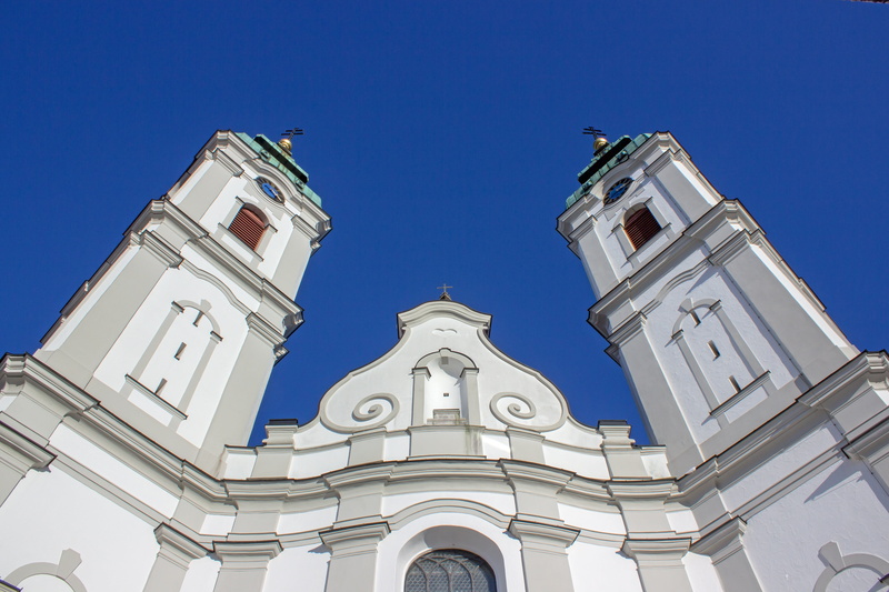 building exterior, day, sankt peter, st peter, building, nature, tower, roman catholic, the past, bad waldsee, architecture, monastery church, built structure