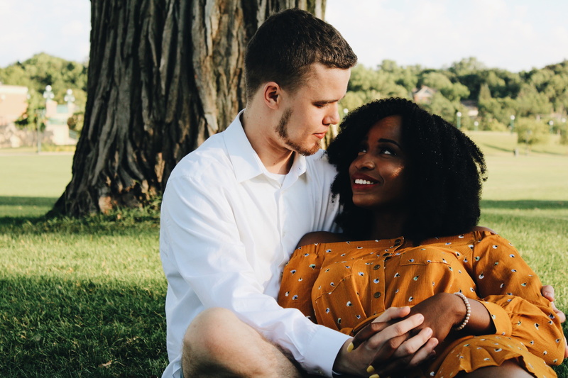 male, men, lawn, women, lifestyles, young women, park, plant, couple, positive emotion, adult, man, outdoors, field, young adult, young men, emotion, diverse