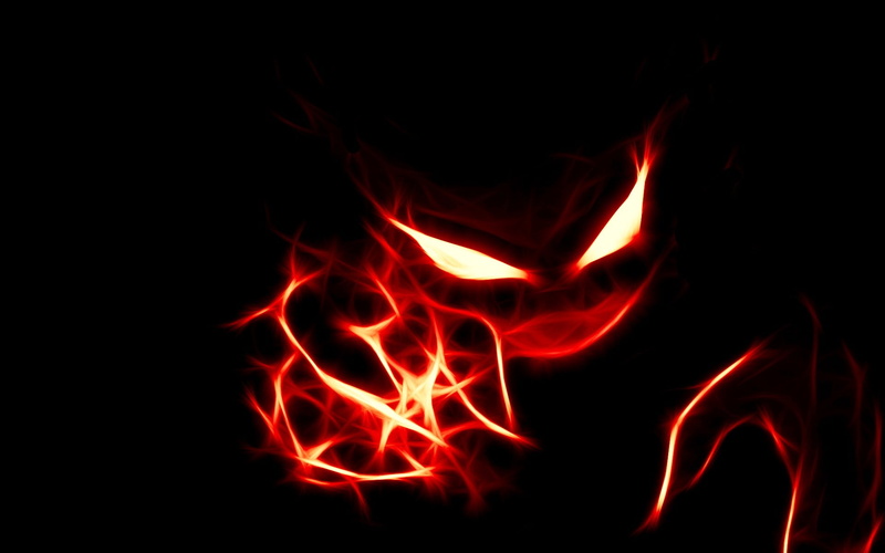 black background, cartoon, 1080P, character, heat - temperature, indoors, motion, illuminated, Fractalius, dark, red, video games, burning, nature, fire - natural phenomenon