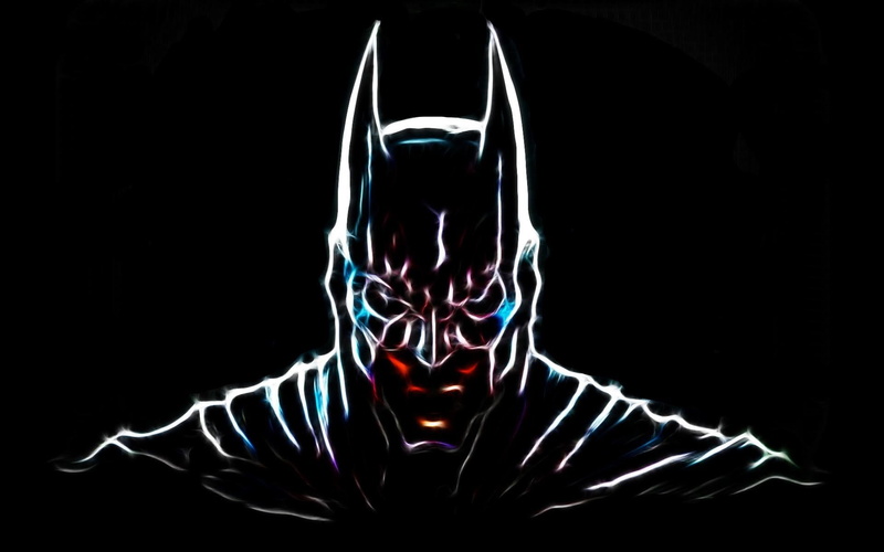one person, 1080P, looking at camera, illustration, headshot, studio shot, body part, Fractalius, healthcare and medicine, Batman, arms raised, glowing
