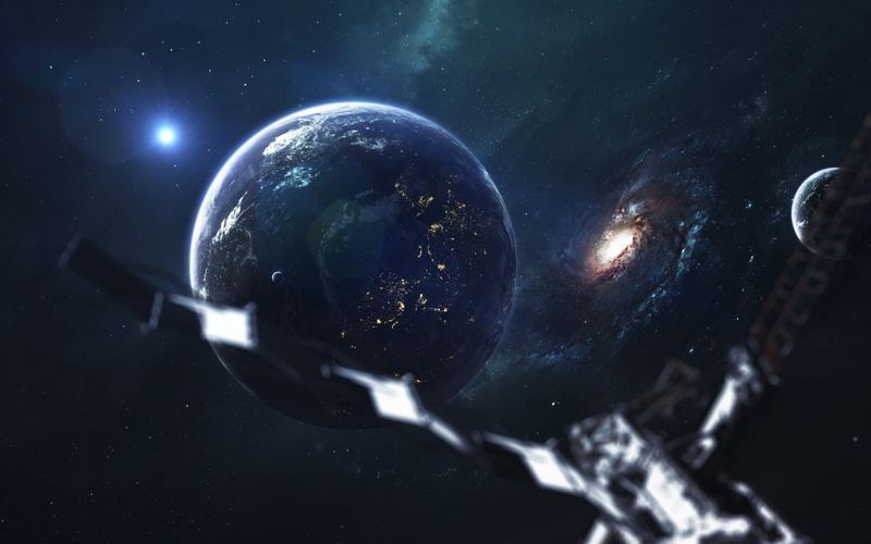space art, 1080P, digital art, planet, Vadim Sadovski, space