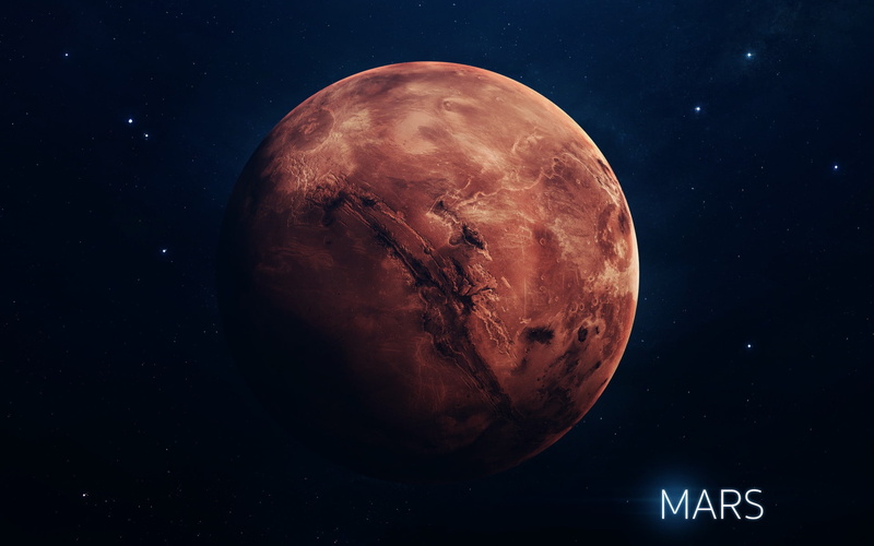 Space, Planet, Stars, 1080P, Berries, Solar System, System, Art, Mars, Vadim Sadovski, by Vadim Sadovski