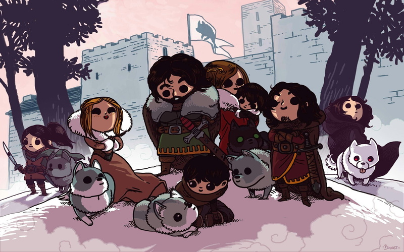 celebration, 1080P, tree, human representation, creativity, wolves, representation, no people, Game of thrones, female likeness, text, eight, art and craft