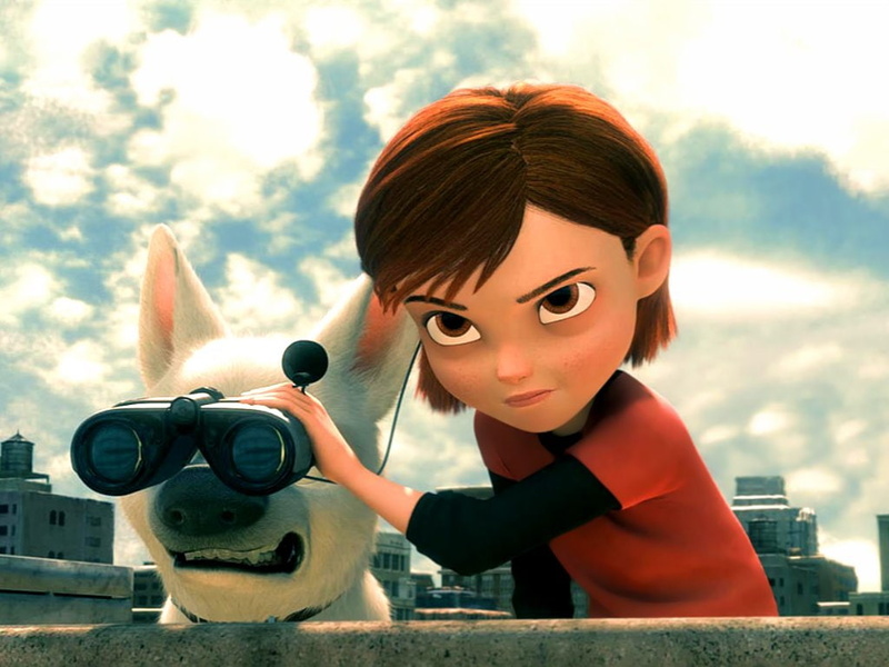 movies, 480P, d, entertainment, movie, bolt, family, animation, 3d animation, hd, art, disney, Pixar