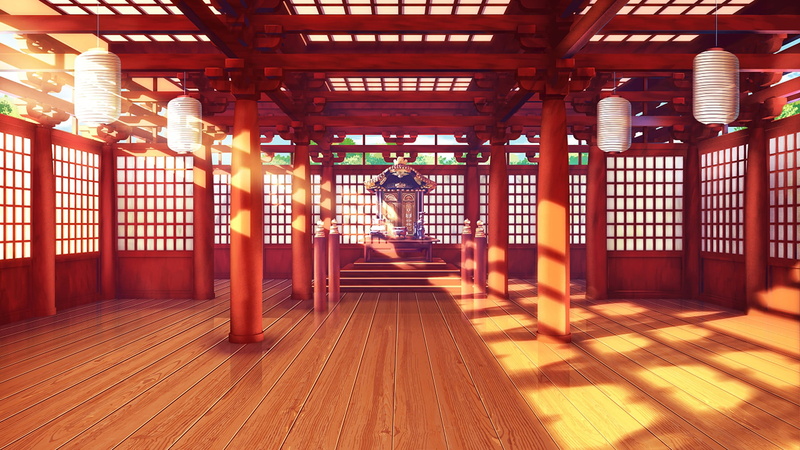 temple, fantasy art, sunlight, anime, 1080P, street, light effects, Japan, dark