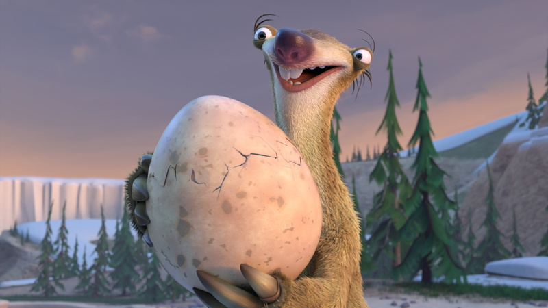 Ice Age :The Great Egg, 4K, best animations of 2016, holding, ice, SID, Egg, age