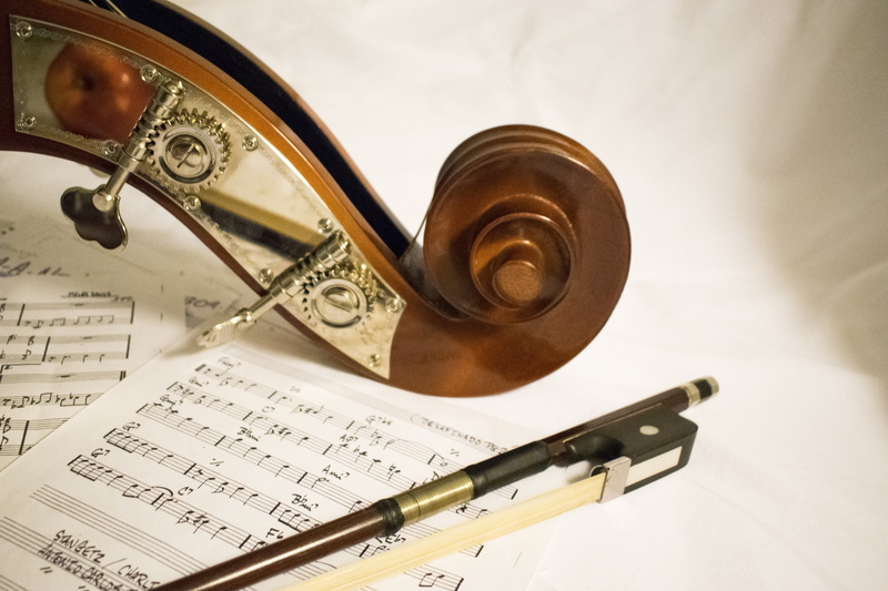 brown, indoors, objects/Equipment, key, bow, arts And Entertainment, bow - Musical Equipment, orchestra, 5K, cello, still life, sheet, antique, musical Note