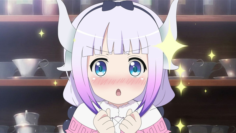 Purple Hair, 1080P, Blue Eyes, Blush, Miss Kobayashis Dragon Maid, Girl, Anime, Kanna Kamui, Face