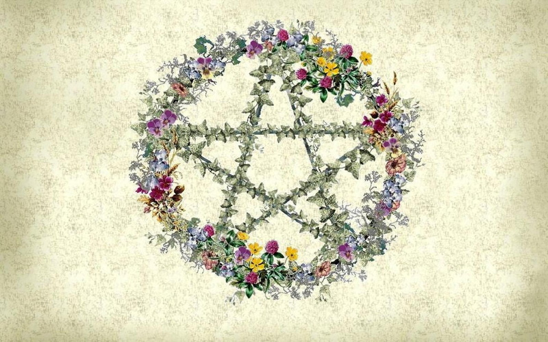 directly above, Dark, circle, art and craft, nature, multi colored, flower, beauty in nature, no people, plant, religion, wreath, emotion, witch, wicca