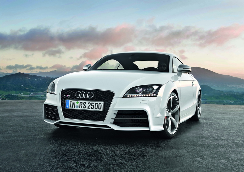 Audi TT RS, white, Audi, 4K, German, art, front, tt, cars, rs, coupe, hd, mountains, Clouds, sports