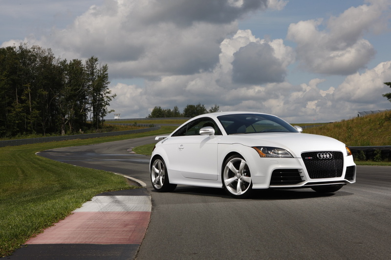 view, audi, cars, white, tt, sports cars, Audi TT RS, white cars, sports, angle, circuits, front, 2K, rs, coupe, art, hd, German