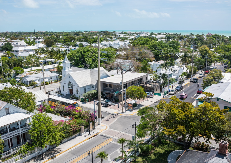 key west, landscape, 5K, ocean, building exterior, florida, tourism, nature, outdoor, building, summer, sky, lighthouse, travel, outdoors, architecture