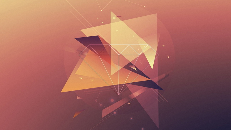 technology, triangle shape, studio shot, 1080P, light - natural phenomenon, connection, creativity, design, abstract, space, symmetry, modern, internet