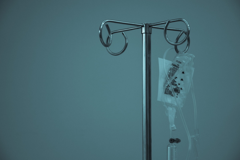 dextrose, equipment, stand, iv, medication, simplicity, metal, medicine, colored background, no people, hanging, still life, studio shot, steel, safety